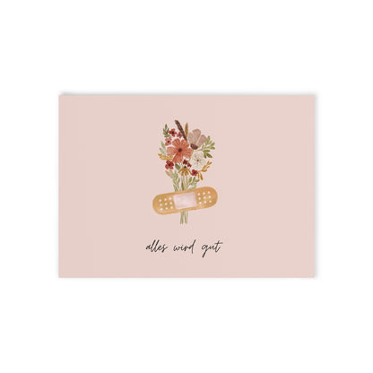 Karte „alles wird gut“