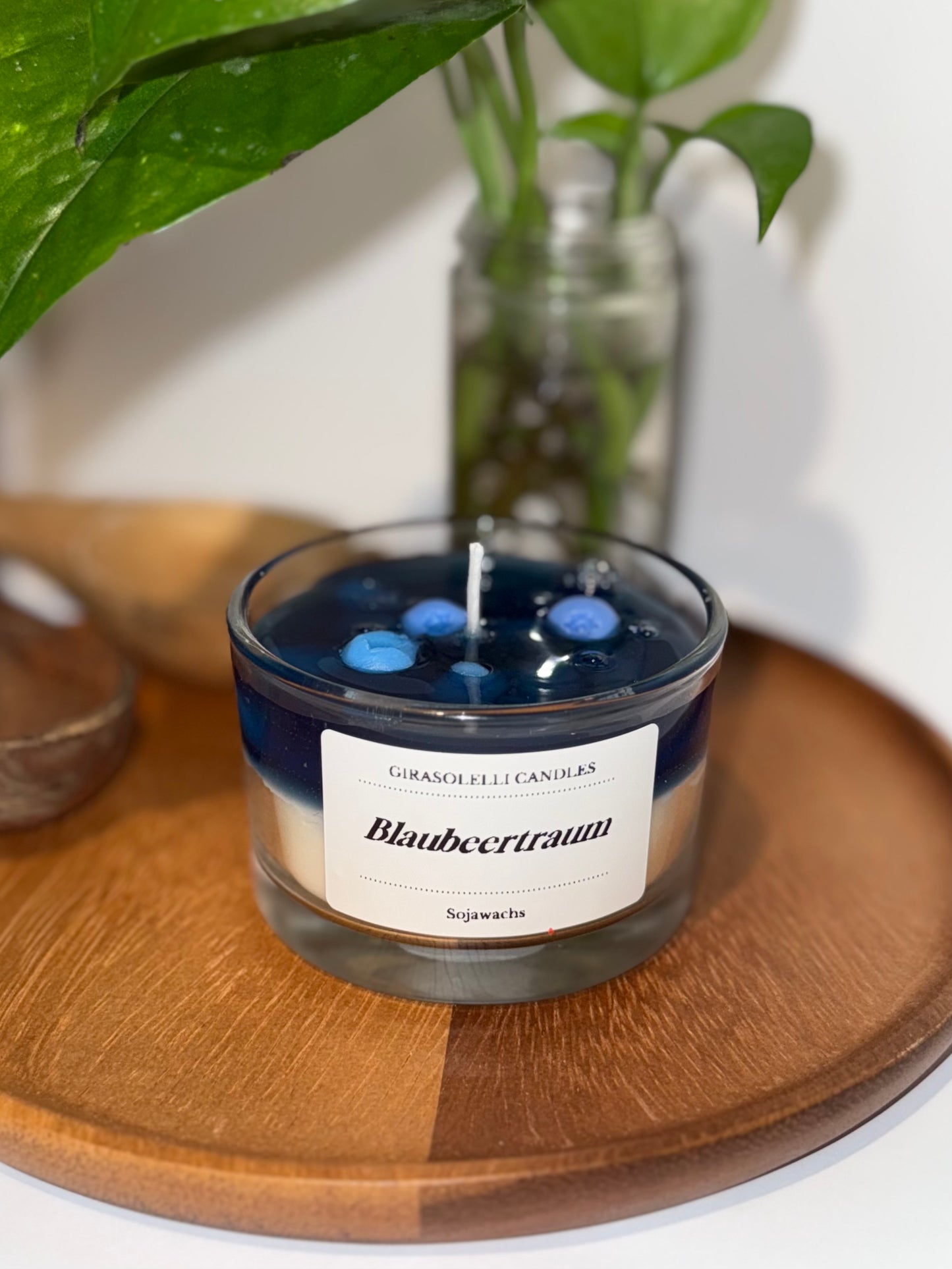 Blaubeertraum Kerze