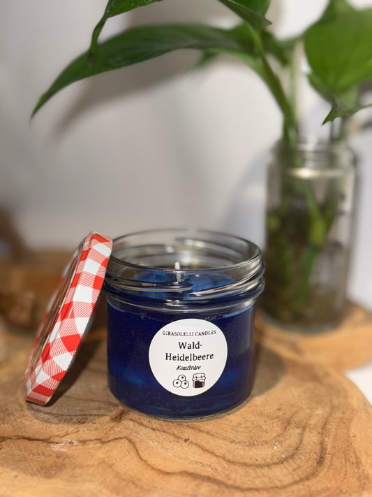 Wild-Heidelbeer Marmeladen Kerze