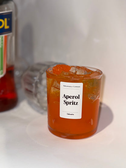 Aperol Spritz Kerze