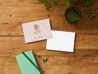 Karte „alles wird gut“