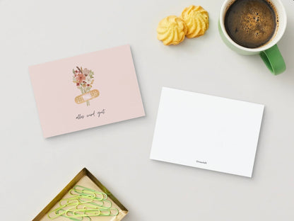 Karte „alles wird gut“