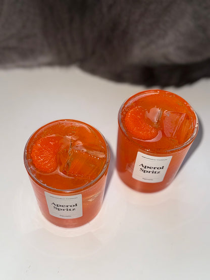 Aperol Spritz Kerze